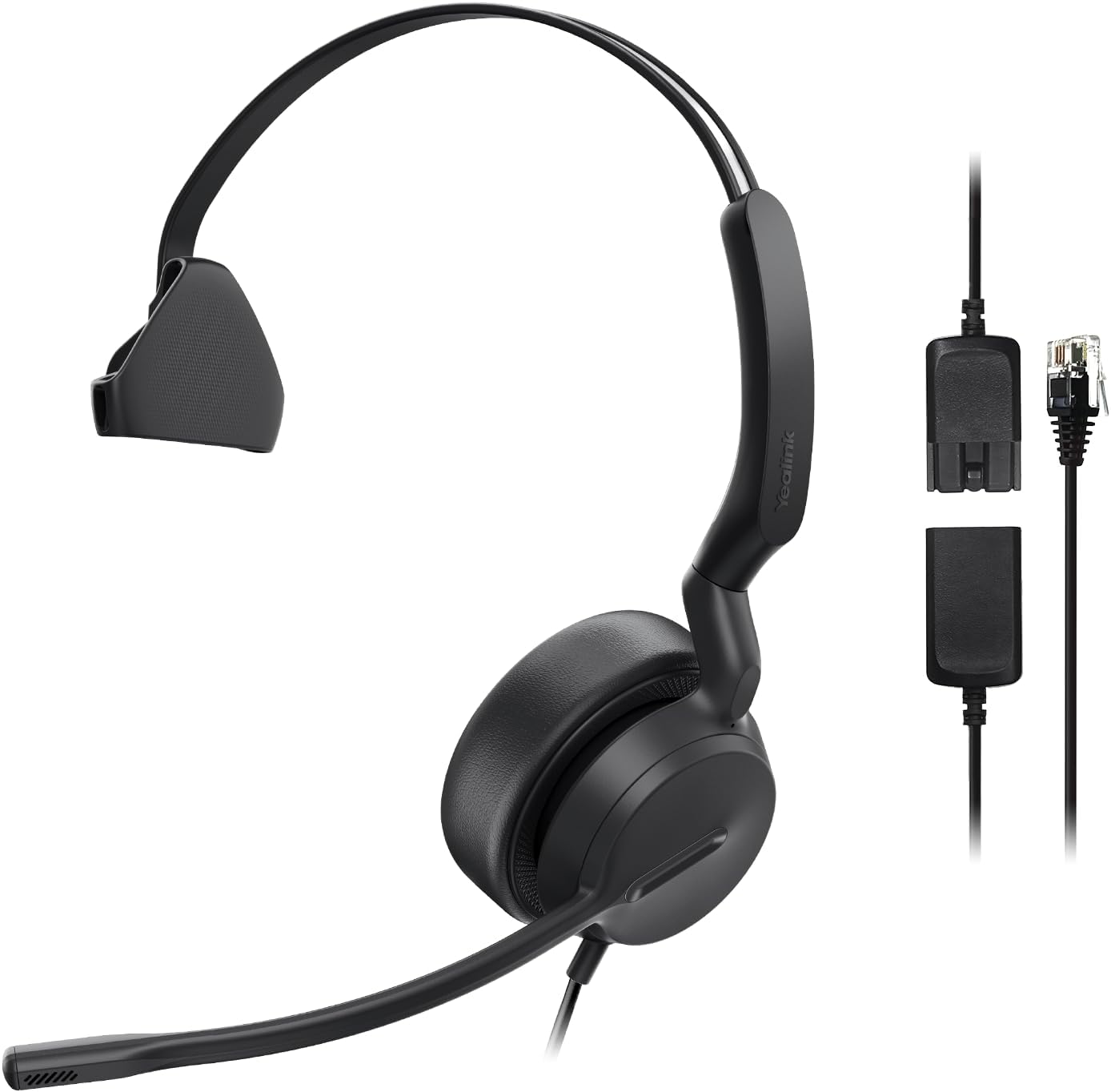 Yealink Phone Headsets for Office Phones YHS36 E2 QD to RJ9 Wired Headsets Compatible with Poly Snom Phones Desk Landline - Yealink Phone Headsets review