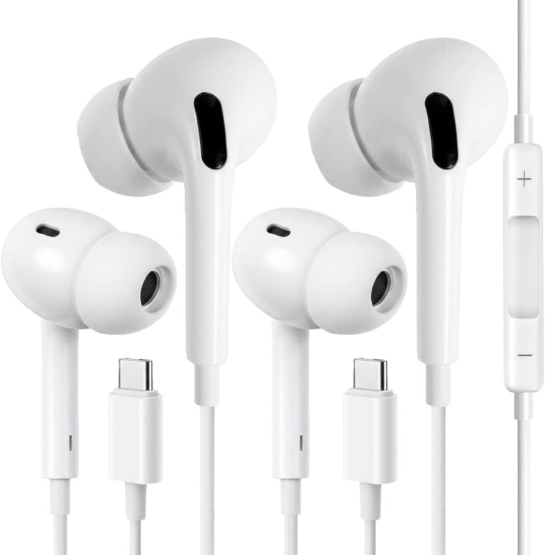 USB C Headphones for iPhone 17 16 Pro Max 16e 16 Plus 16Pro 15 Pro Max 15 Plus 15Pro, USBC Earbuds in-Ear Earphones Wire - USB C Headphones review
