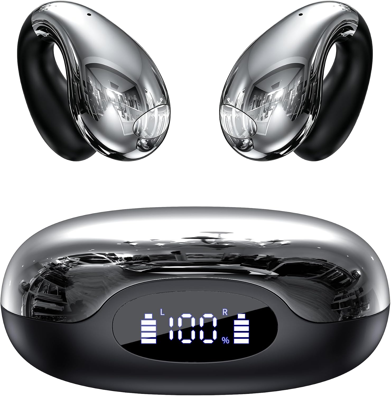 Open Ear Clip Earbuds