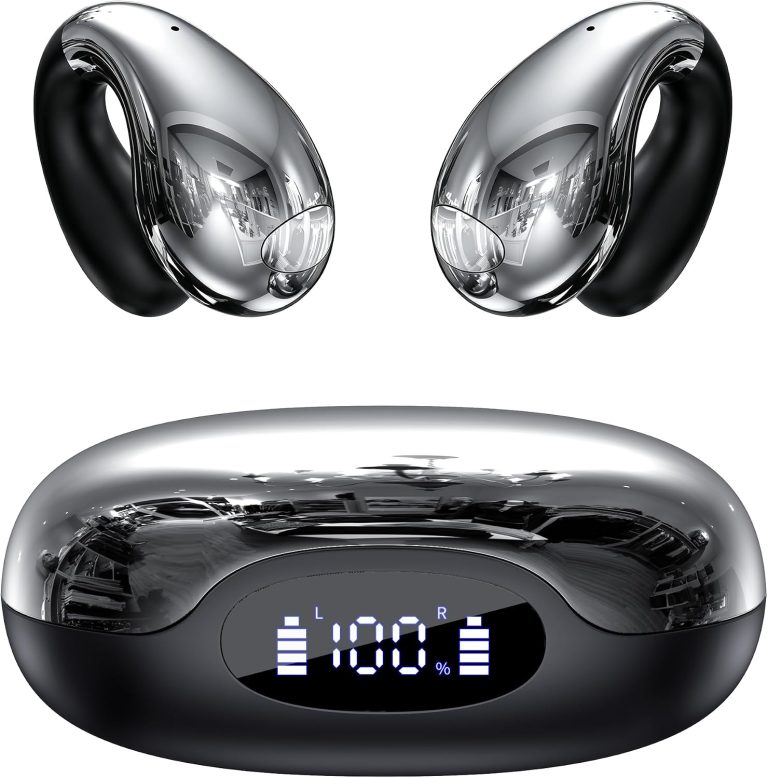 Upgraded Clip-on Ear Earbuds, Bluetooth 6.1 Wireless Open Ear Headphones, Comfortable Fit with Crystal Clear Sound, 50-H product photo - Upgraded Clip review