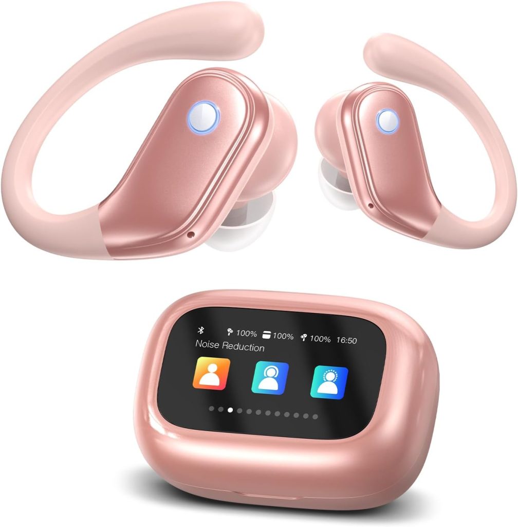 jaddsa Wireless Earbuds, 2026 ENC Noise Cancelling Ear Buds with Smart Touchscreen, Bluetooth 5.4 Headphones, Bass Stere product photo - jaddsa Wireless Earbuds review